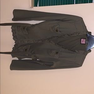 Dark green form fitting jacket